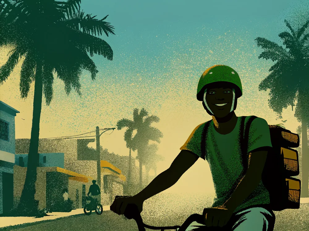 JonyJoni delivery rider
